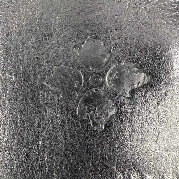 Patricia Nash Black Leather Crossbody Shoulder Bag Purse Removable Strap Clutch - Picture 7 of 14